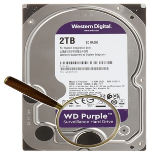HDD 2TB-WD20PURX