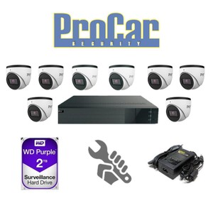 KOMPLET 8 VIDEO NADZORA SA MONTAŽOM